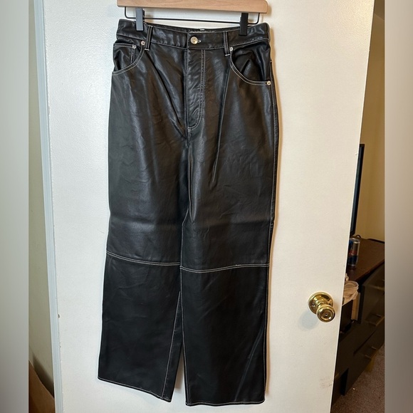 We The Free Pants - We The Free Wide Leg Leather Pants